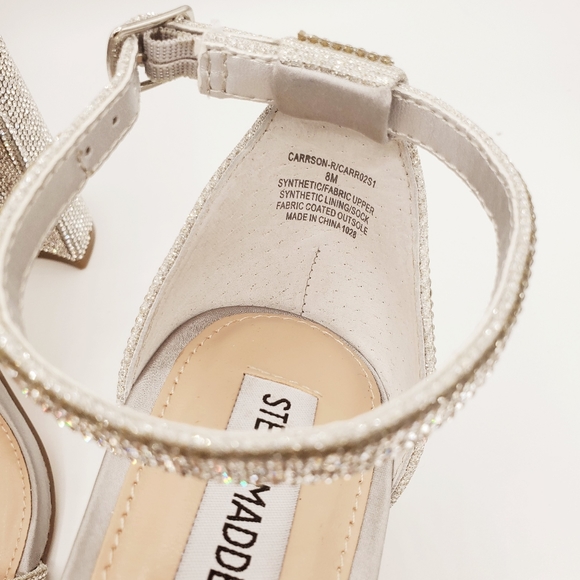 Steve Madden Carrson heels, Crystal, NWOB - Picture 7 of 7